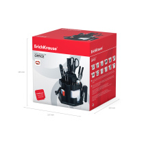 Набор настольный вращающийся пластиковый ErichKrause Office, Classic, серый