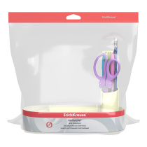 Набор настольный пластиковый ErichKrause Harmony, Pastel, ассорти из 4 цветов