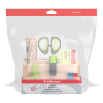 Набор настольный пластиковый ErichKrause Leader, Powder, ассорти из 4 цветов