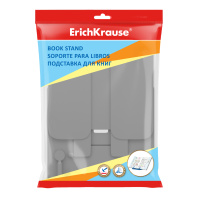 Подставка для книг пластиковая ErichKrause Classic, серый