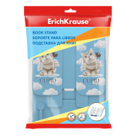 Подставка для книг пластиковая ErichKrause Cupids, голубой