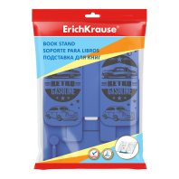 Подставка для книг пластиковая ErichKrause Vintage Car, синий
