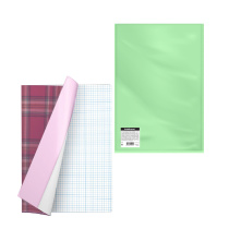 Набор пластиковых обложек ErichKrause Glossy Neon для контурных карт, атласов и тетрадей A4, ПВХ, 3