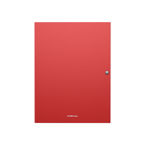 Папка на кнопке пластиковая ErichKrause Matt Classic, с 3 клапанами, 8мм, A4, красный (в пакете по 4
