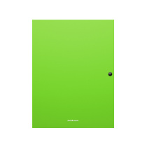 Папка на кнопке пластиковая ErichKrause Matt Neon, с 3 клапанами, 8мм, A4, ассорти (в пакете по 4 шт