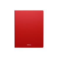 Папка с боковым зажимом пластиковая ErichKrause Matt Classic, A4, красный (в пакете по 4 шт.)