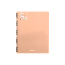 Папка файловая пластиковая на спирали ErichKrause Matt Pastel Bloom, с 40 прозрачными карманами, A4,