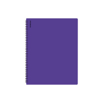 Папка файловая пластиковая на спирали ErichKrause Soft Caribbean Sunset, с 20 прозрачными карманами,