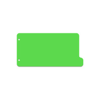 Набор из 4-х разделителей пластиковых ErichKrause Matt Neon, ассорти (в пакете по 12 шт.)