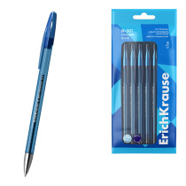 Набор из 8 ручек гелевых ErichKrause R-301 Gel Stick Original 0.5, цвет чернил синий (в пакете)