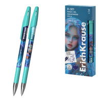 Ручка гелевая сo стираемыми чернилами ErichKrause R-301 Magic Gel Stick Aquamarine 0.5, цвет чернил
