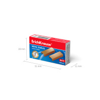 Скобы 10 ErichKrause омедненные (коробка 1000 шт.)