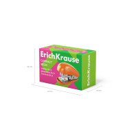 Мини-степлер 24/6, 26/6  ErichKrause Compact Neon до 20 листов, ассорти (в коробке по 1 шт.)