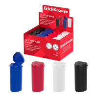 Точилка пластиковая ErichKrause ClickUp Maxi, Classic, с контейнером, ассорти (в коробке-дисплее по