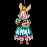 Украшение ErichKrause Decor Сказочная Зайчиха 15см, стекло