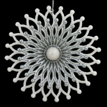 Украшение ErichKrause Decor Снежинка двухслойная 10.5см