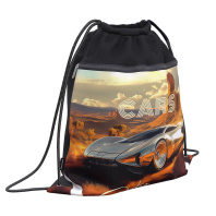 Мешок для обуви ErichKrause с карманом на молнии 500x410мм Retro Cars