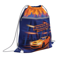 Мешок для обуви ErichKrause с карманом на молнии 500x410мм Sport Car