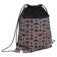 Мешок для обуви ErichKrause с карманом на молнии 500х410мм Night Moth