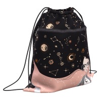 Мешок для обуви ErichKrause с карманом на молнии 500х410мм Star Soul