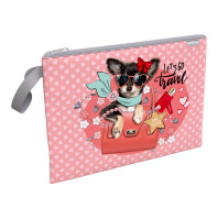 Папка текстильная на молнии ErichKrause Mini Traveler , A4