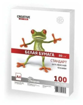 Бумага А4  СТУДЕНЧЕСКАЯ -80г/м2, 95%,  (100л)