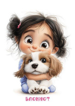 Блокнот А6  40л гребень "Милые друзья" клетка