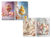 Блокнот-перевертыш А6  80л гребень "Лакомство" кл.