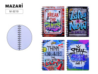 Блокнот А5  80л., гребень "Граффити" кл.