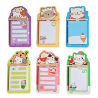 Блок д\записи на магните "Funny cats" ассорти, 40л. 90*165 мм, с карандашом