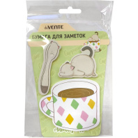 Набор бумаги с липким краем "deVENTE. Animals Coffee. Cat" 80x68 мм, 72x23 мм и 54x35 мм, 3x20 л.