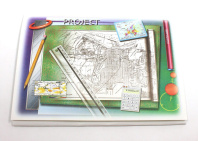 Папка для черчения А4 20л. "Циркуль 2", пл. 160 г/м2