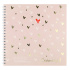 Скетчпад 195*195мм 40л., гребень, 100гр/м2 "Сердечки на бежевом" Скетчпад 195*195мм 40л., гребень, 100гр/м2 "Сердечки на бежевом"