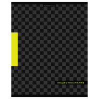 Тетрадь предметная А5 Обществознание, "Шахматка" 48л, кл., твин УФ-лак