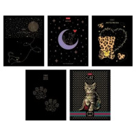 Тетрадь 48л клетка фольг "Golden dream" асс (5диз) 60-65г/м2 HATBER 48Т5лофВ1|ДЖ|48Т5лофВ1 Тетрадь 48л клетка фольг "Golden dream" асс (5диз) 60-65г/м2 HATBER 48Т5лофВ1|ДЖ|48Т5лофВ1