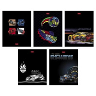 Тетрадь 48л клетка фольг "Спорт-шик" асс (5диз) 60-65г/м2 HATBER 48Т5лолВ1|ДЖ|48Т5лолВ1 Тетрадь 48л клетка фольг "Спорт-шик" асс (5диз) 60-65г/м2 HATBER 48Т5лолВ1|ДЖ|48Т5лолВ1