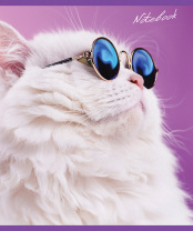 Тетрадь А5 48л кл. ПЗБМ "Кот Базил" твин УФ-лак, тисн.фольгой, конгрев, белизна 100%* Тетрадь А5 48л кл. ПЗБМ "Кот Базил" твин УФ-лак, тисн.фольгой, конгрев, белизна 100%*