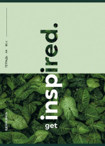 Тетрадь А4 80л кл. скоба ПЗБМ "Вдохновись" мат.лам., выб.лак Тетрадь А4 80л кл. скоба ПЗБМ "Вдохновись" мат.лам., выб.лак
