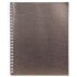 Тетрадь А5  48л кл. гребень бумвинил Hatber "METALLIC Коричневая" без полей