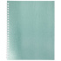 Тетрадь А5  96л кл. гребень бумвинил Hatber "METALLIC Мята"