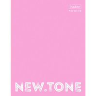 Папка на кольцах (без блока) А5 Hatber "NEWtone PASTEL Пион" 2 кольца*