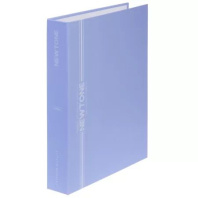 Папка на кольцах (без блока) А5 Hatber "NEWtone PASTEL. Голубая дымка" софт-тач, 2 кольца Папка на кольцах (без блока) А5 Hatber "NEWtone PASTEL. Голубая дымка" софт-тач, 2 кольца