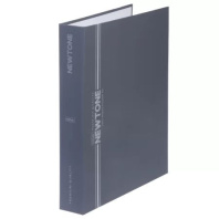 Папка на кольцах (без блока) А5 Hatber "NEWtone PASTEL. Серый агат" софт-тач, 2 кольца Папка на кольцах (без блока) А5 Hatber "NEWtone PASTEL. Серый агат" софт-тач, 2 кольца