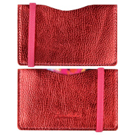 Чехол д/пласт.карт "Наппа красный металлик" 108*65мм, блинт.тиснение, 2 отд., резинка Чехол д/пласт.карт "Наппа красный металлик" 108*65мм, блинт.тиснение, 2 отд., резинка