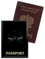 Обложка для паспорта ПВХ "Мордашка"