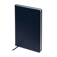 Ежедневник дат. 2026г А5 168л. тв.пер., кожзам "Megapolis Loft. Темно-синий" ляссе
