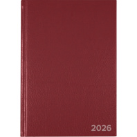 Ежедневник дат. 2026г А5 Attomex 336стр., бородовый, бумвинил, тисн.фольгой, офсет 60г/м2