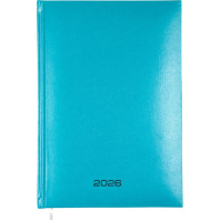 Ежедневник дат. 2026г А5 Attomex. Even 336стр., бирюзовый, тв.обл., бумвинил, ляссе