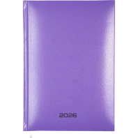 Ежедневник дат. 2026г А5 Attomex. Even 336стр., сиреневый, тв.обл., бумвинил, ляссе
