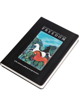 Ежедневник дат. 2026г А5 176л., кожзам, интегр.пер. "Art. Черный" нашивка, ляссе Ежедневник дат. 2026г А5 176л., кожзам, интегр.пер. "Art. Черный" нашивка, ляссе
